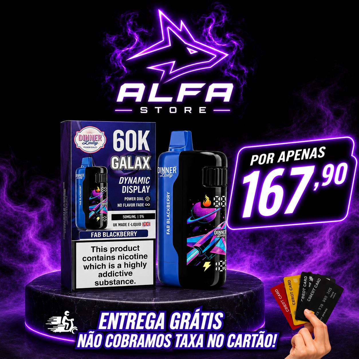 DINNER LADY 50K R$ 167,90